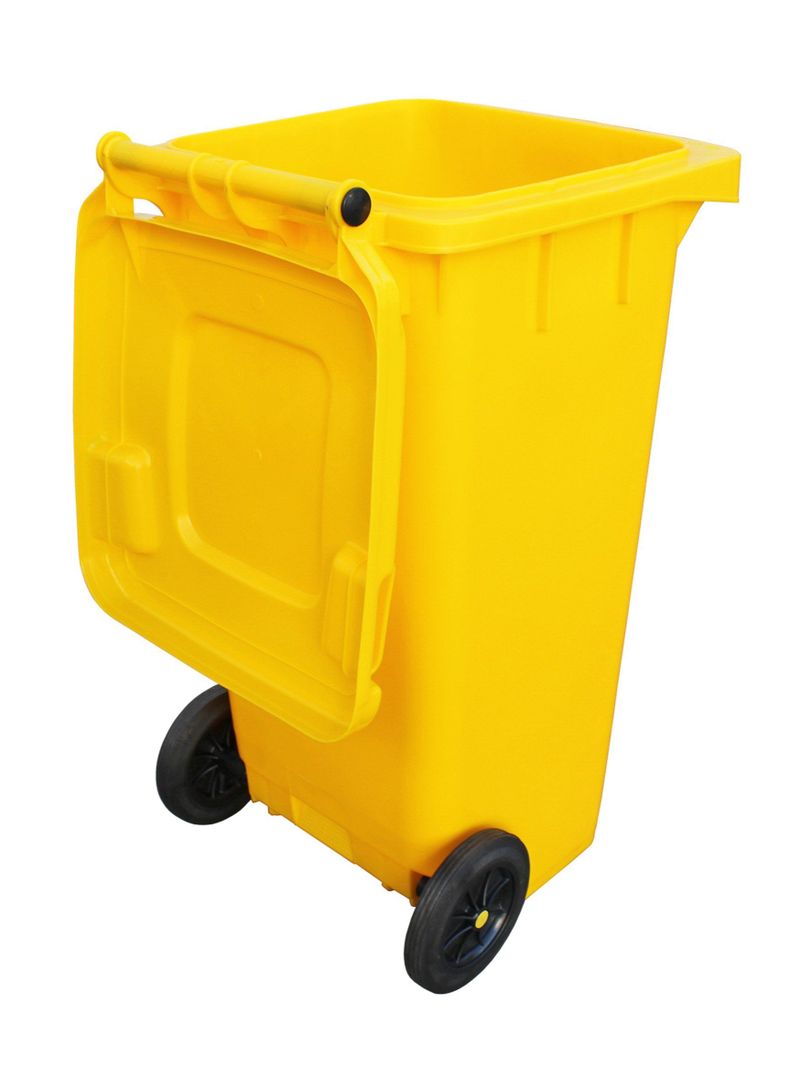 Basurero 120 lt Amarillo Talbot-2