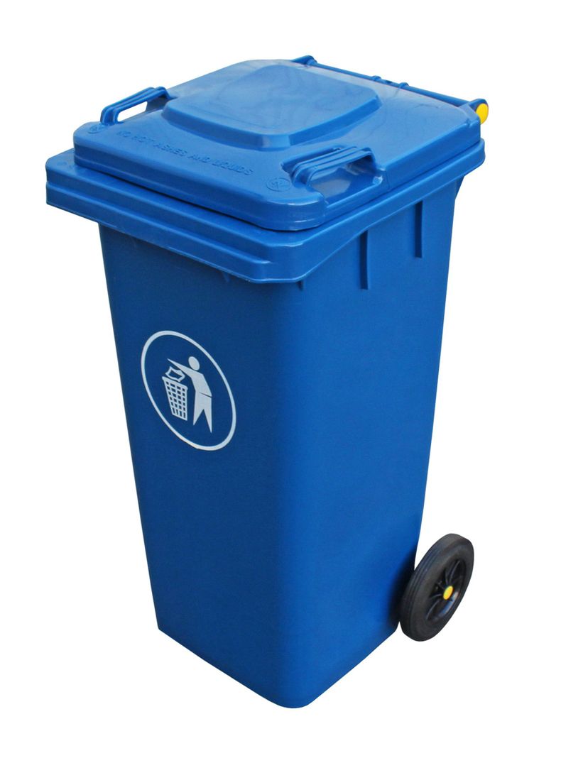 Basurero 120 lt Azul Talbot-0