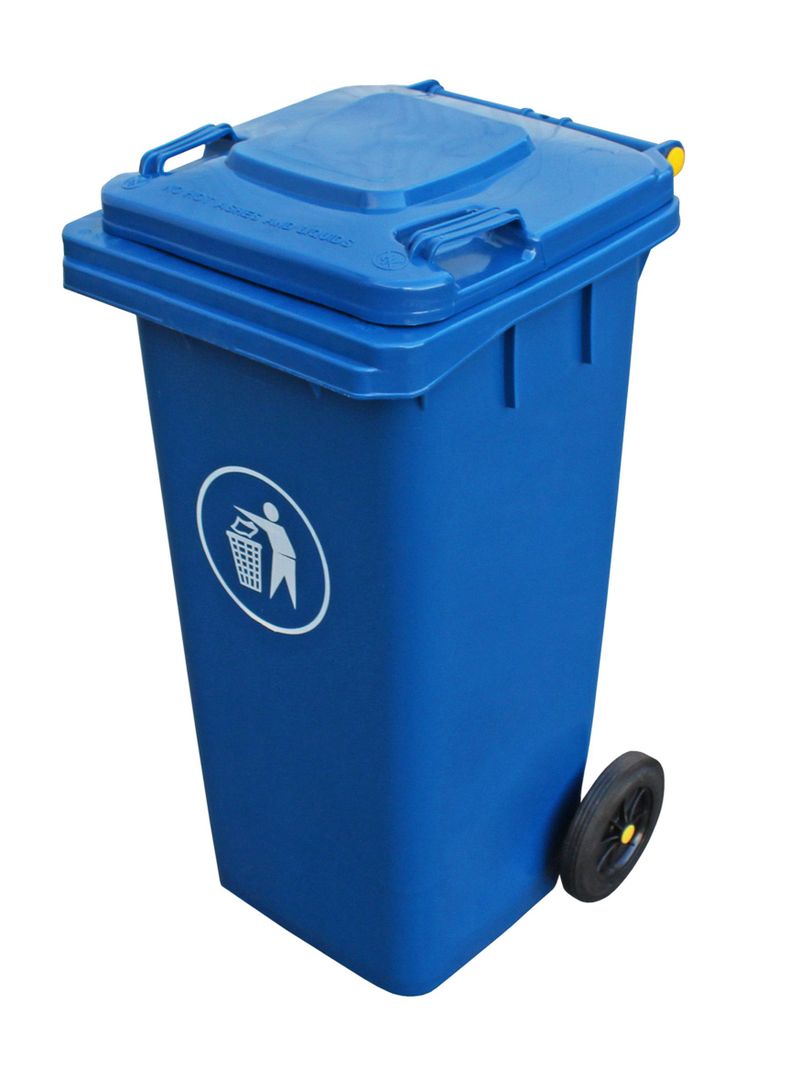 Basurero 120 lt Azul Talbot-3