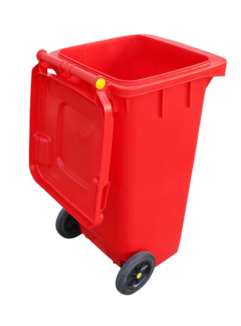 Basurero 240 lt Rojo Talbot-2