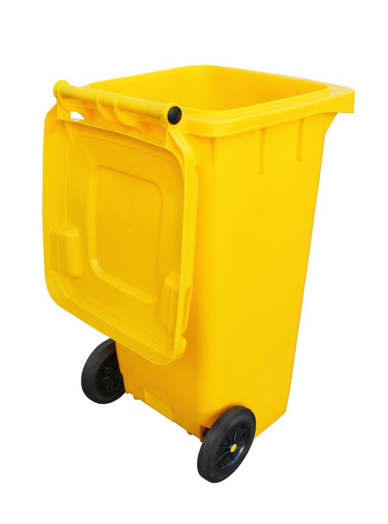 Basurero 240 lt Amarillo Talbot-2
