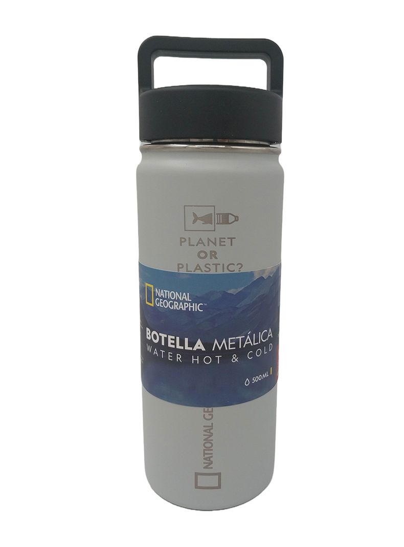 Botella Metálica Gris 500 ml-2