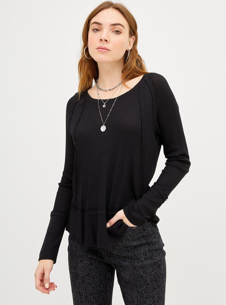 Polera Mix Telas