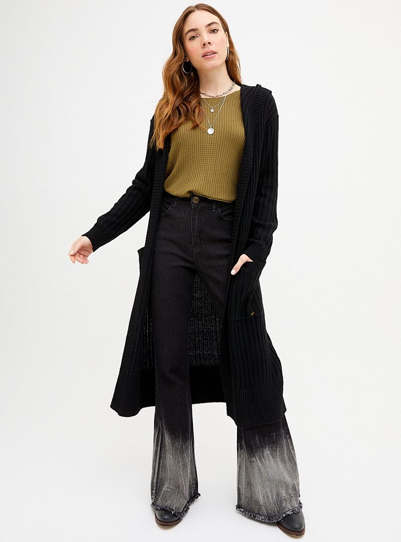 Chaleco Tejido Tipo Buclé Fit Oversize Cruzado-3