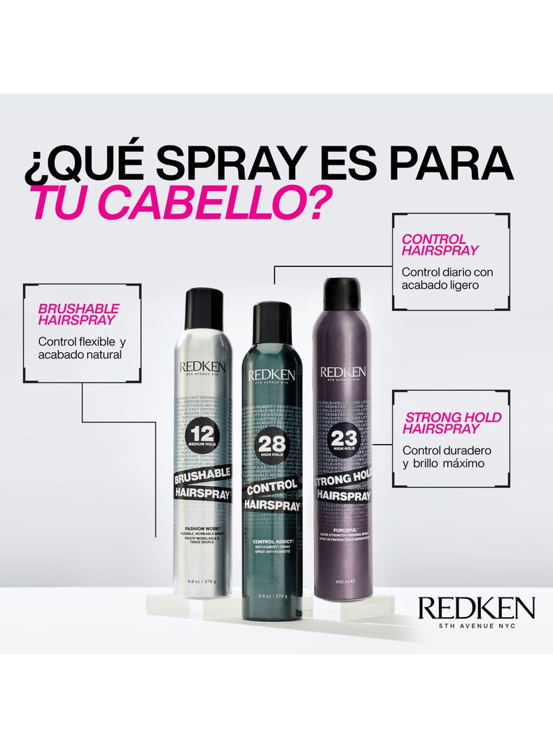 Spray Fijación Máxima del Cabello Control Hairspray 28 278 g-4