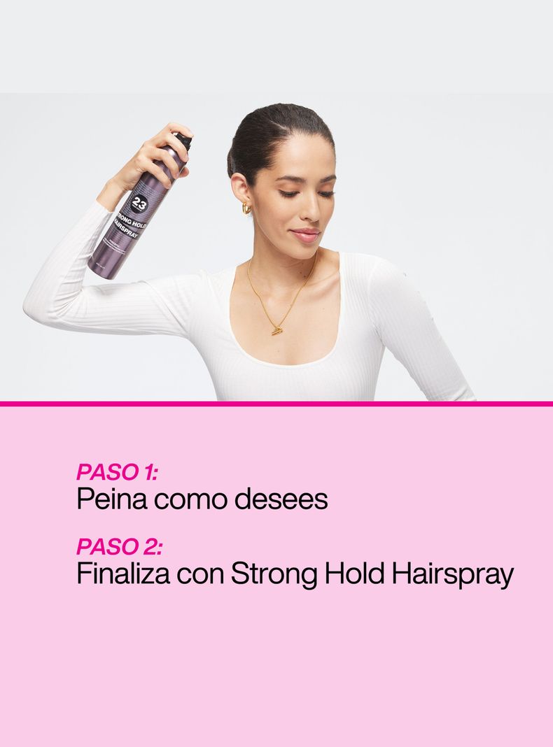 Spray Fijación Fuerte del Cabello Strong Hold Hairspray 23 400 ml-1
