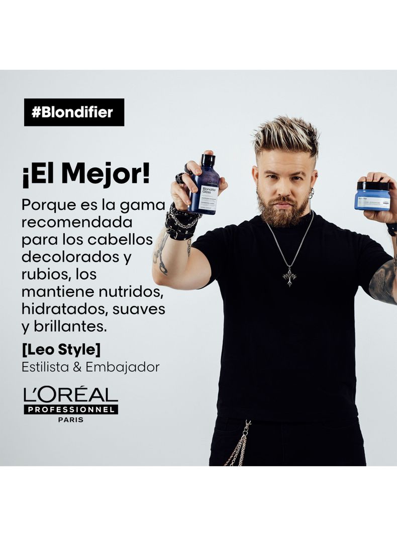 Tratamiento Concentrado Cuidado del Color Cabello Rubio Blondifier 400 ml-4