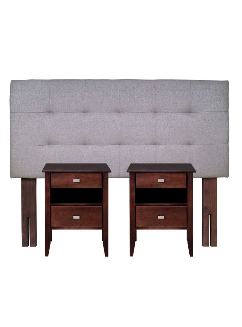 Set Muebles Aragón Capitoné 2 Plazas