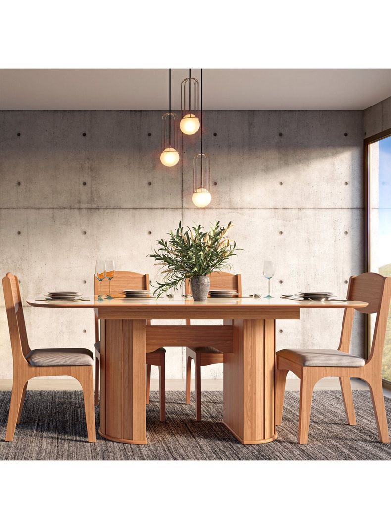 Comedor Plegable TM74 4 Sillas-5