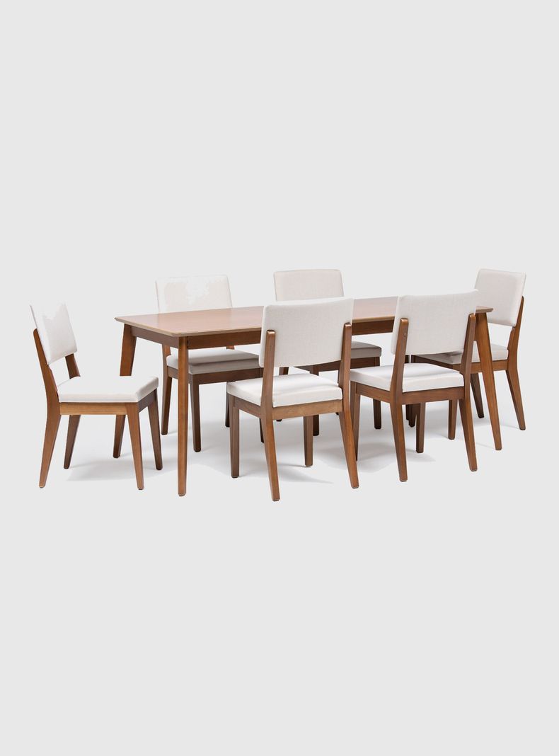 Juego Comedor Olive Natural 6 Sillas Ella-0