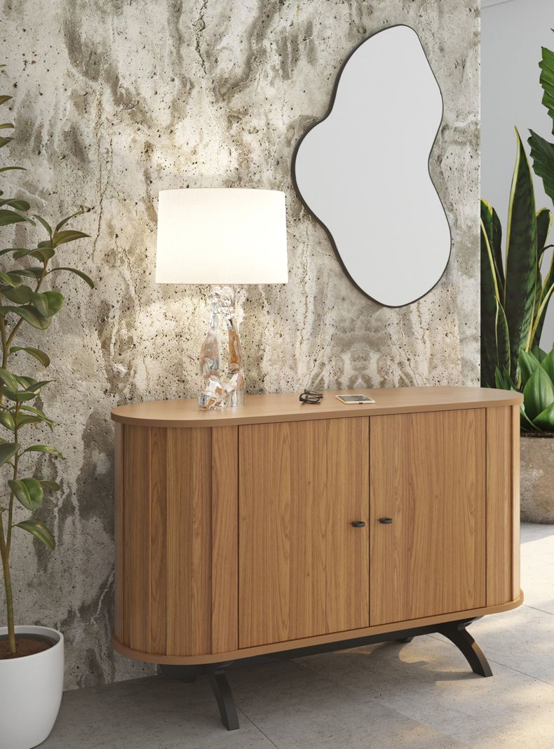 Buffet 2 Puertas Tb289 130 cm Curvo-3