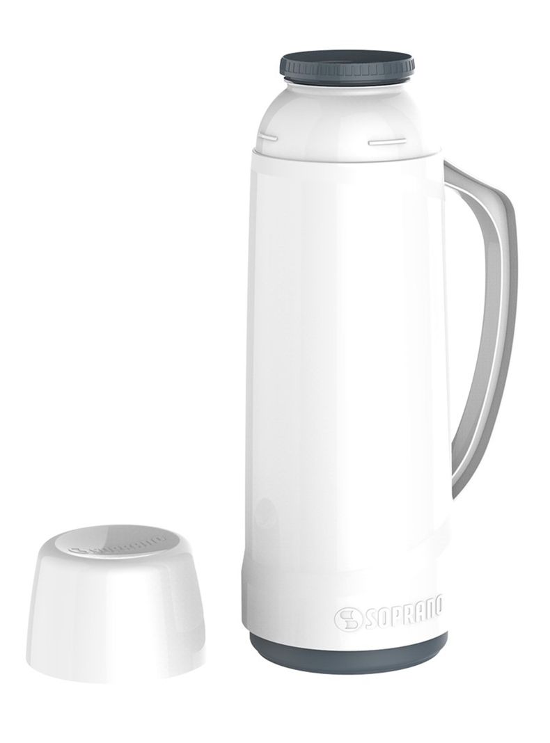 Termo Soprano Cristal 1 Litro Blanco-1