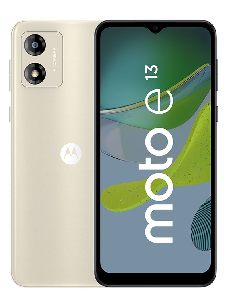 Smartphone Moto E13 64GB 6.5" Blanco Liberado-0