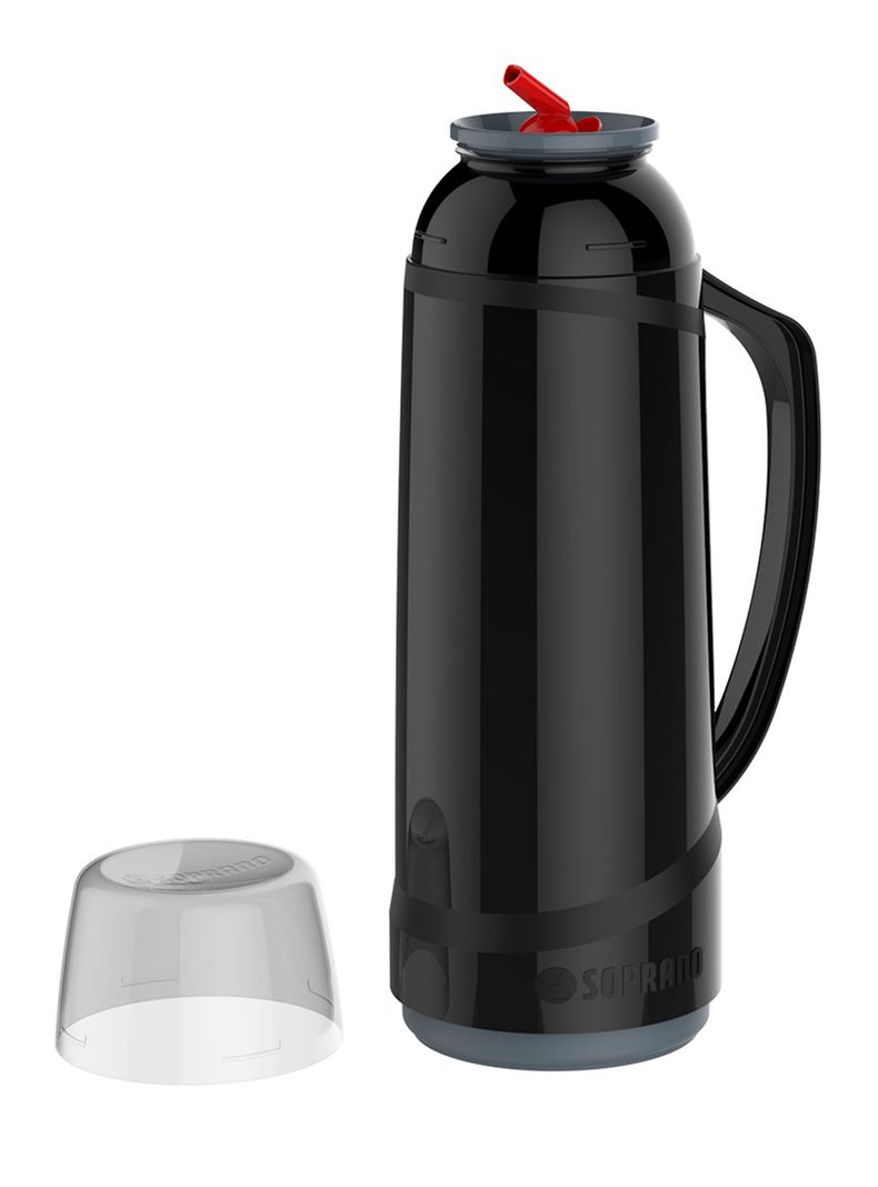 Termo Soprano con Boquilla 1 Litro Negro-1