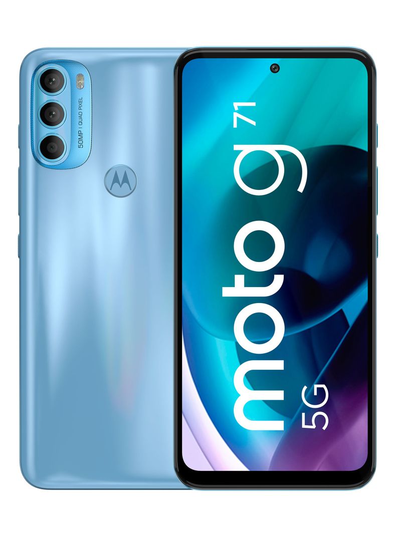 Smartphone Moto G71 5G 128GB 6.4" Azul Liberado-0