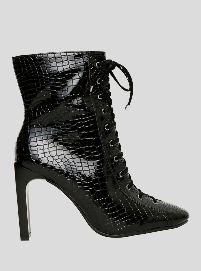 Bota Unique Bucanera Aim High Charol Negro