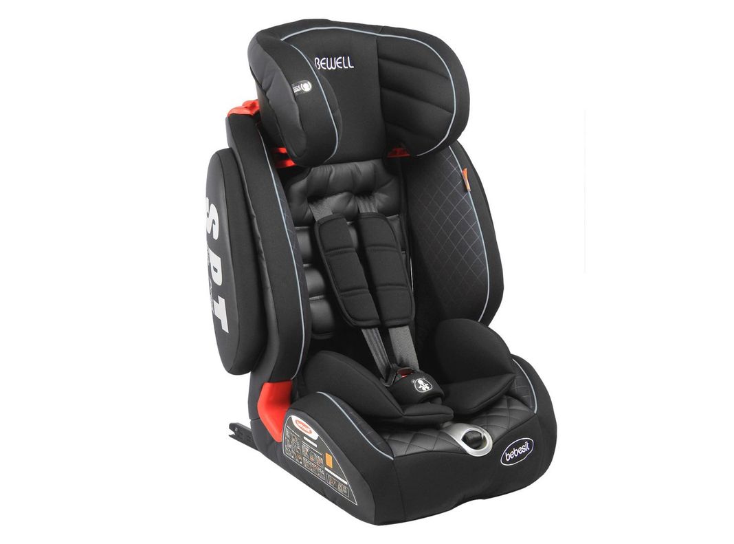 Silla de Auto Butaca Bewell Isofix Negra Bebesit-0
