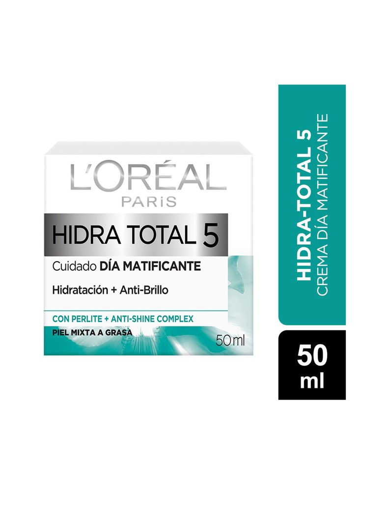 Crema Dermo Expertise L'Oréal Paris Hidratante Ht5 Matificante 50 ml-0
