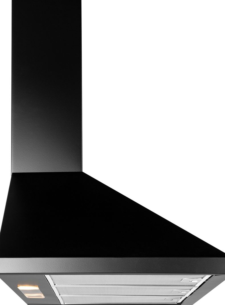 Campana Decorativa Mural DBB90 90 cm Negra-3