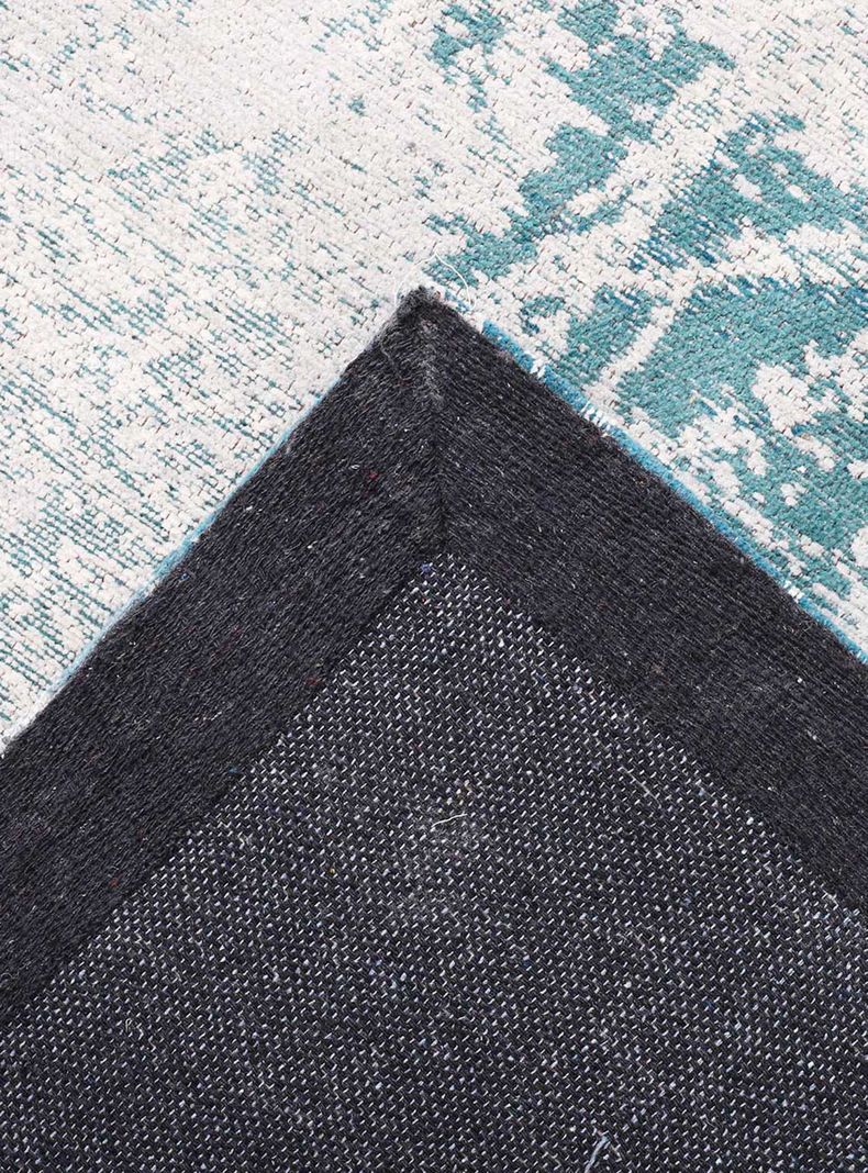 Alfombra Handwoven Abstract Azul 140x200 cm-1