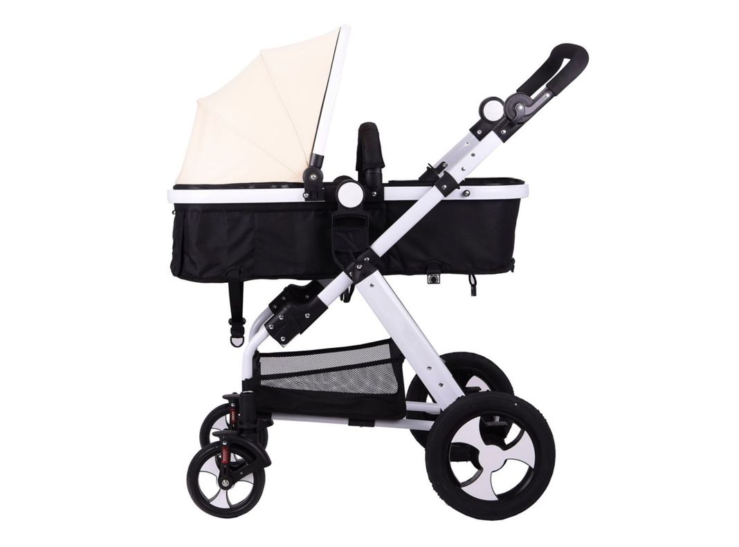 Coche Cuna Plegable Beige-2