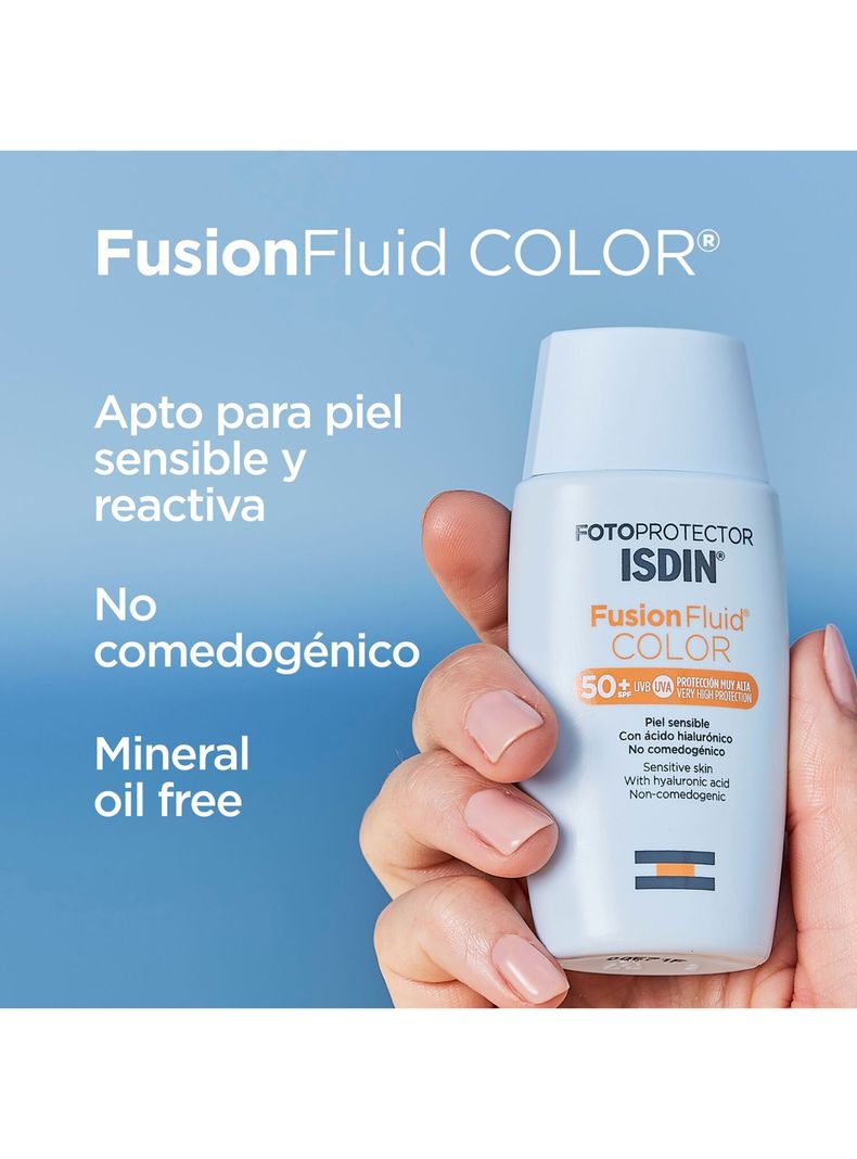 Fotoprotector ISDIN Fusion Fluid Color SPF50+ 50 ml-2