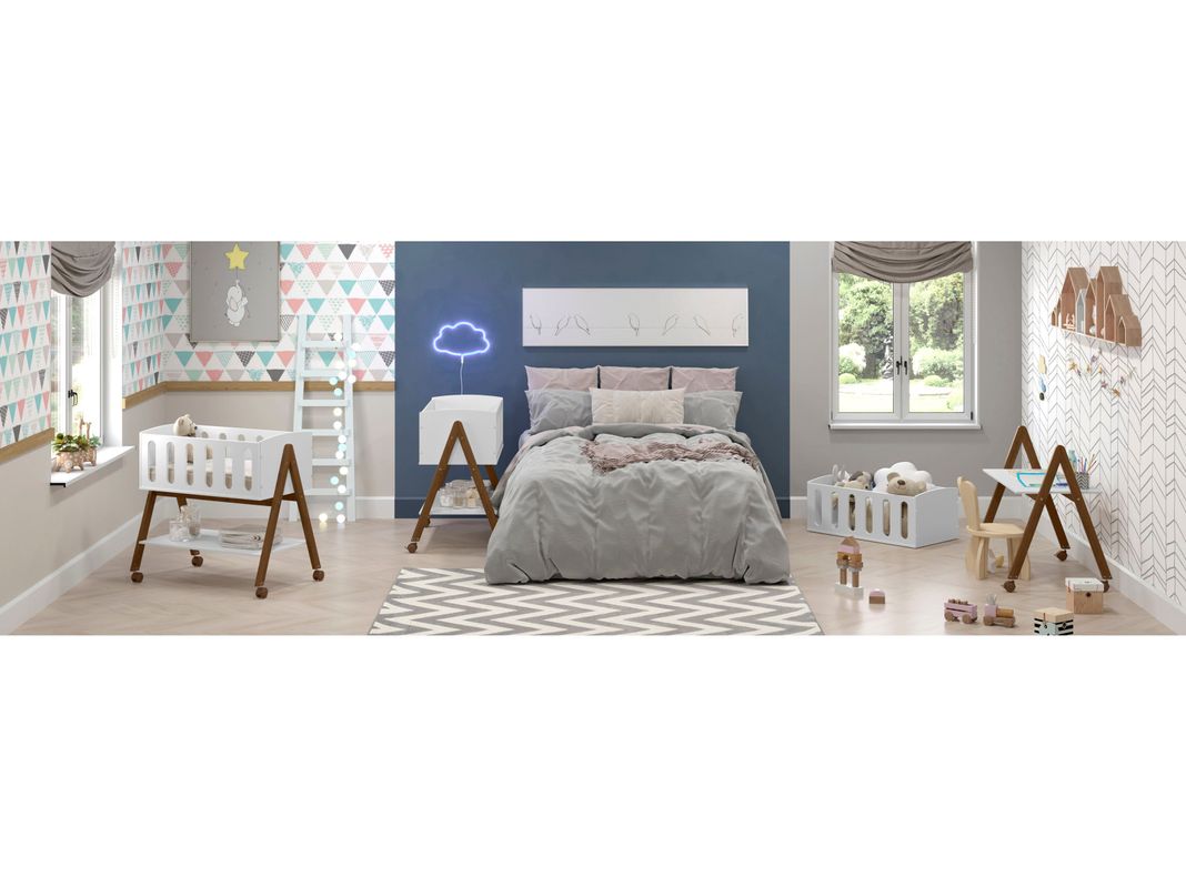 Cuna Kidscool Colecho LIV Blanca Ecowood-3