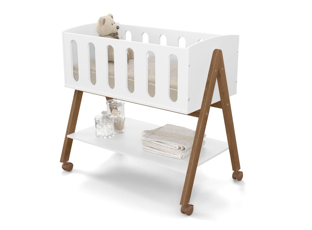 Cuna Kidscool Colecho LIV Blanca Ecowood-0