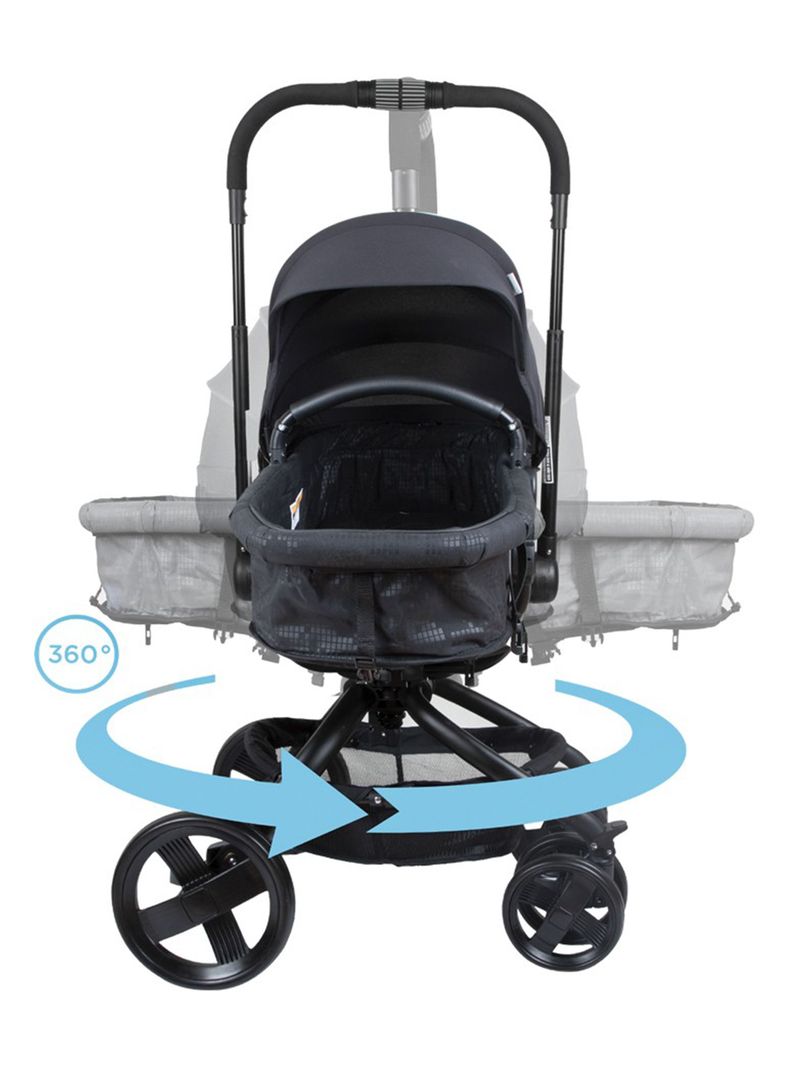 Coche Travel System I-Giro Bright Black-3