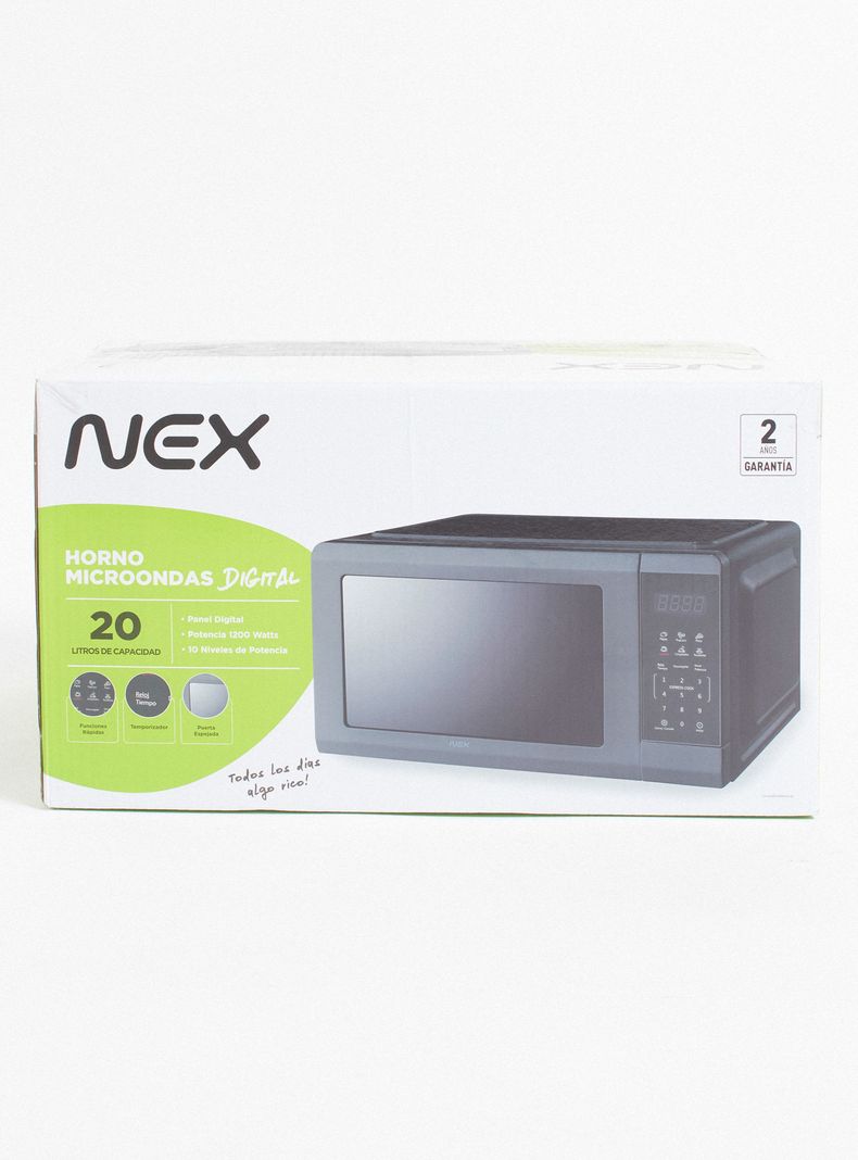 Horno Microondas Digital 20 Litros MWD20LNE09PV20 Negro-4