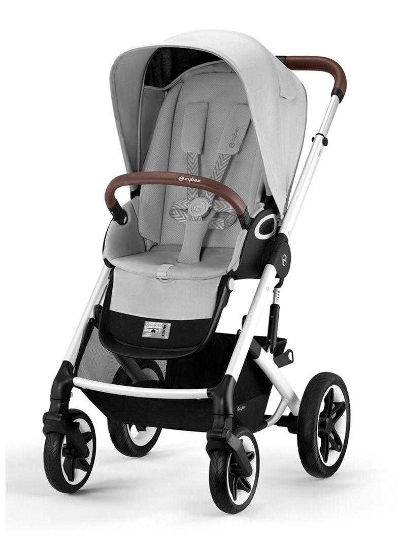 Coche Travel Talos S 2.0 SLV Gris y Silla Aton S2-1