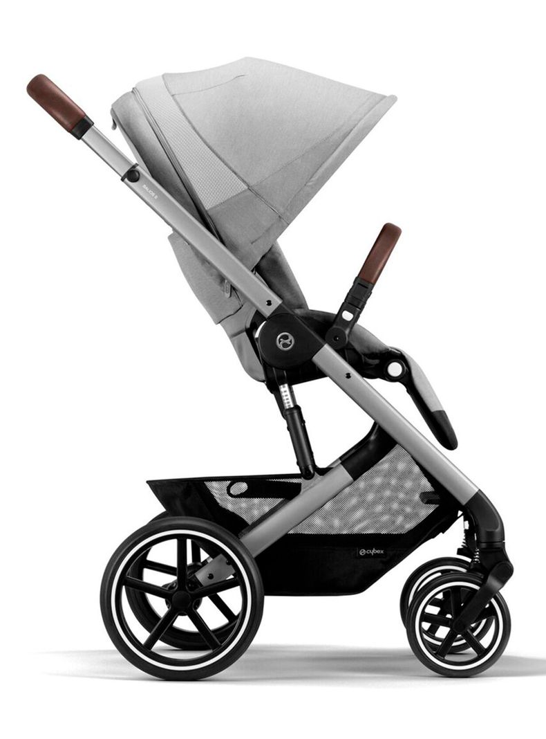 Coche Balios S 3.0 SLV Gris y Silla Aton S2-2