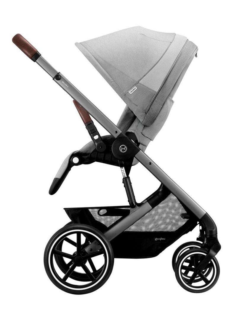 Coche Balios S 3.0 SLV Gris y Silla Aton S2-3