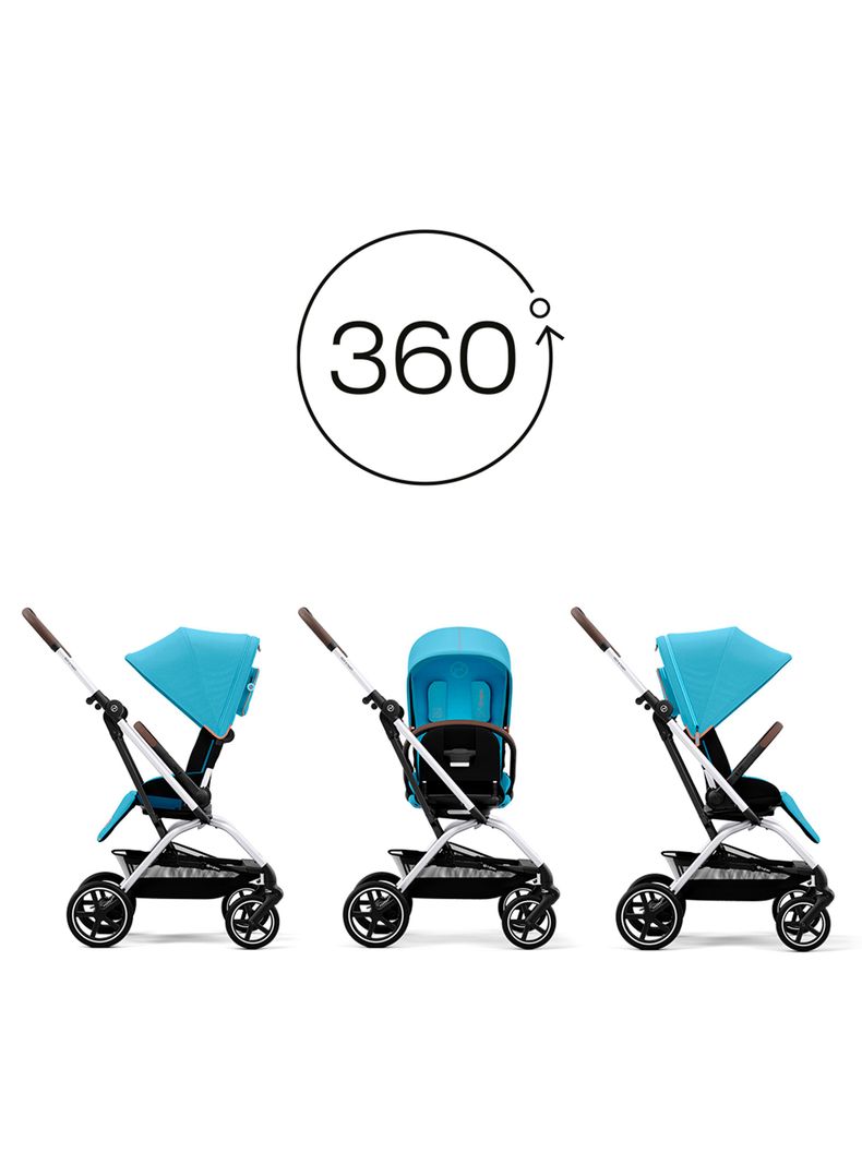 Coche Compacto Eezy S Twist Plus SLV Celeste-4