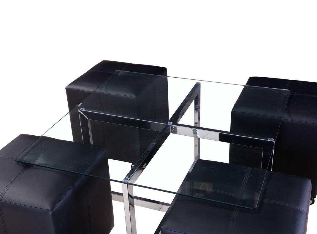 Mesa de Centro + 4 Puff Stylo-3