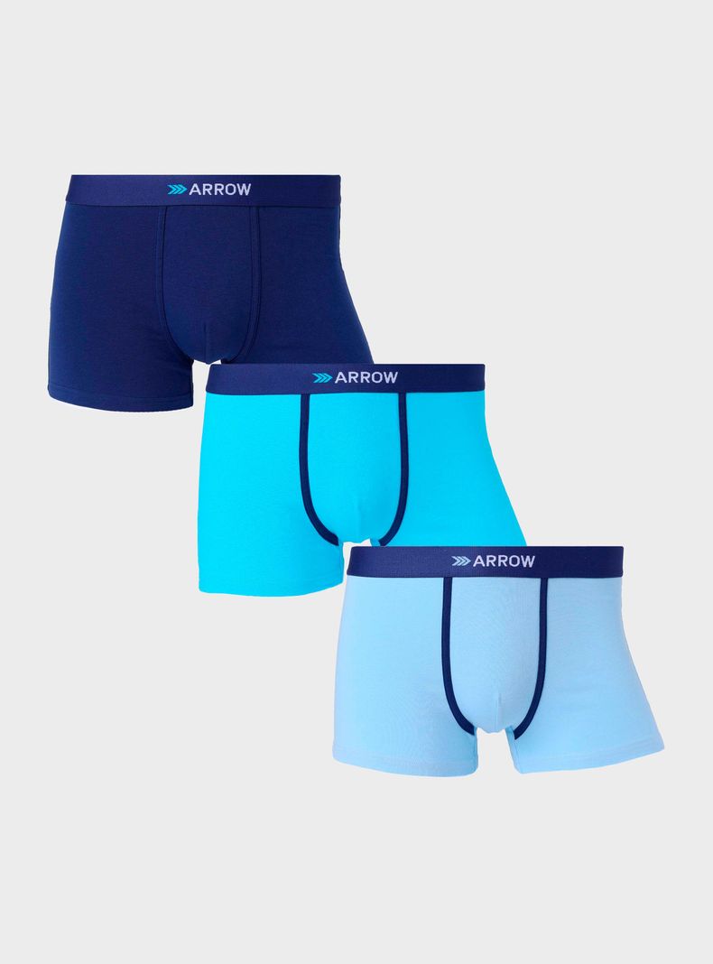 Boxer Pack 3 Regular Liso Classic-0