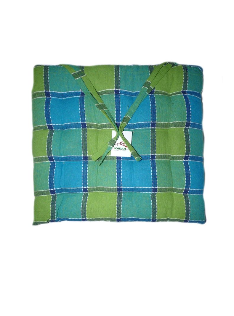 Set Kadar 4 Cojines Cuadros Celestes 40 x 40 cm-0