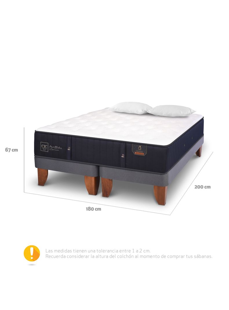 Cama Europea Premium King + Almohada-1
