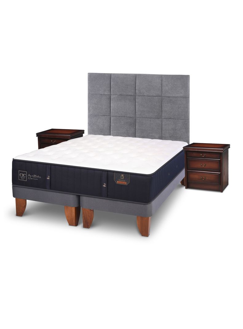 Cama Europea Premium Super King + Muebles Tamesis