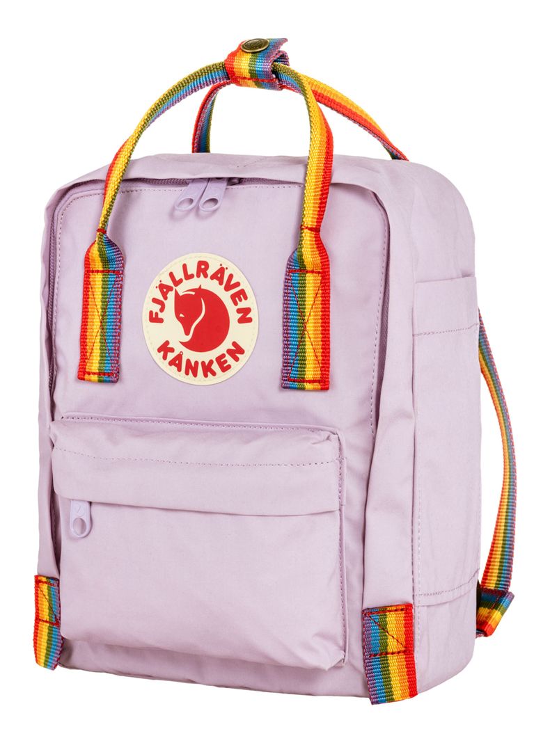 Mochila Kanken Pastel Lavender Rainbow Pattern-2