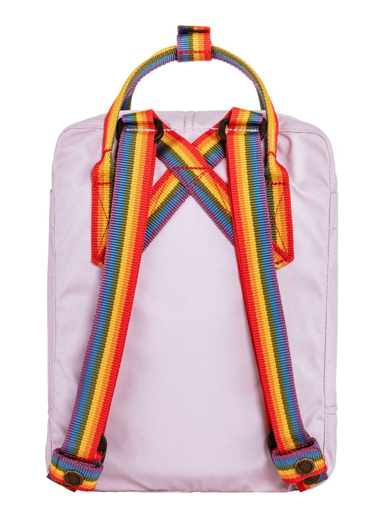 Mochila Kanken Pastel Lavender Rainbow Pattern-1