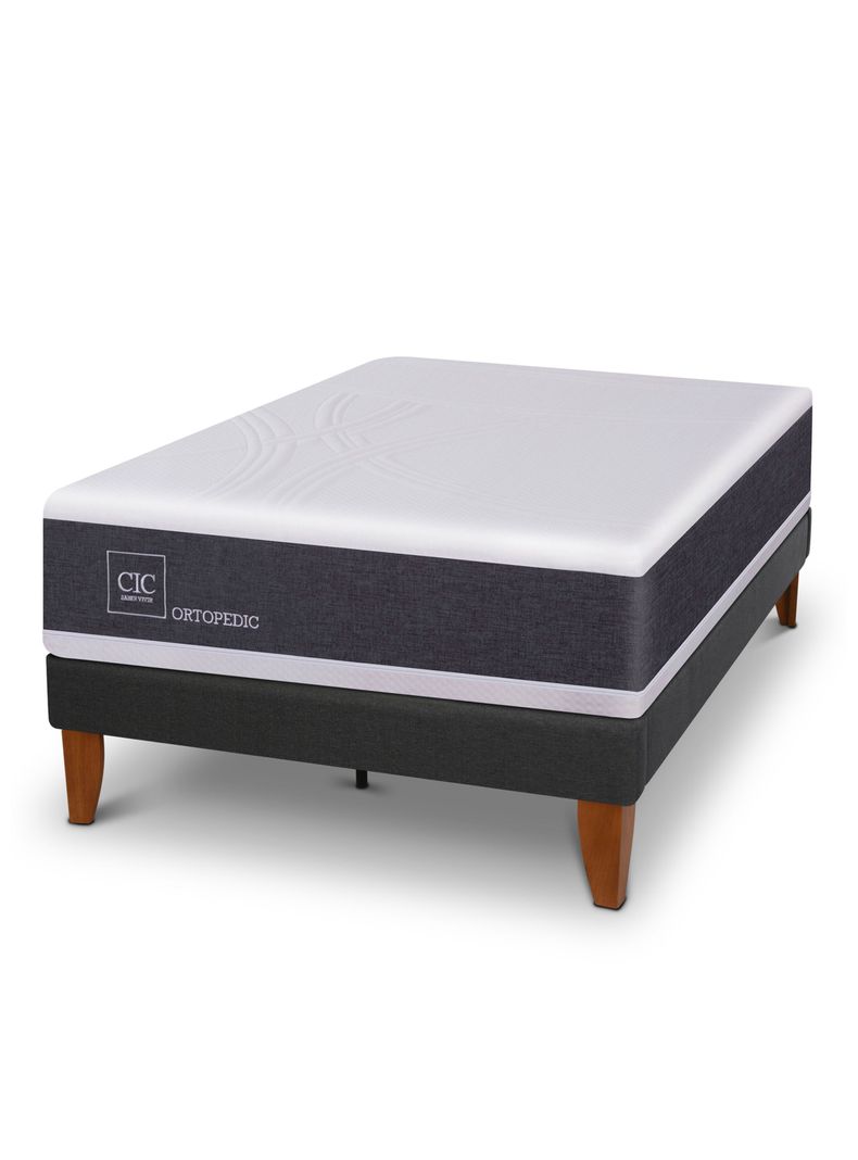 Cama Europea Curve New Ortopedic 1.5 Plazas-0