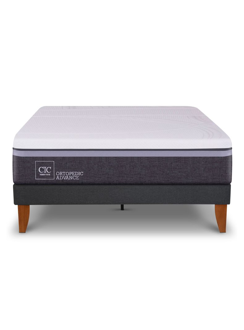 Cama Europea Curve Ortopedic Advance 1.5 Plazas-2