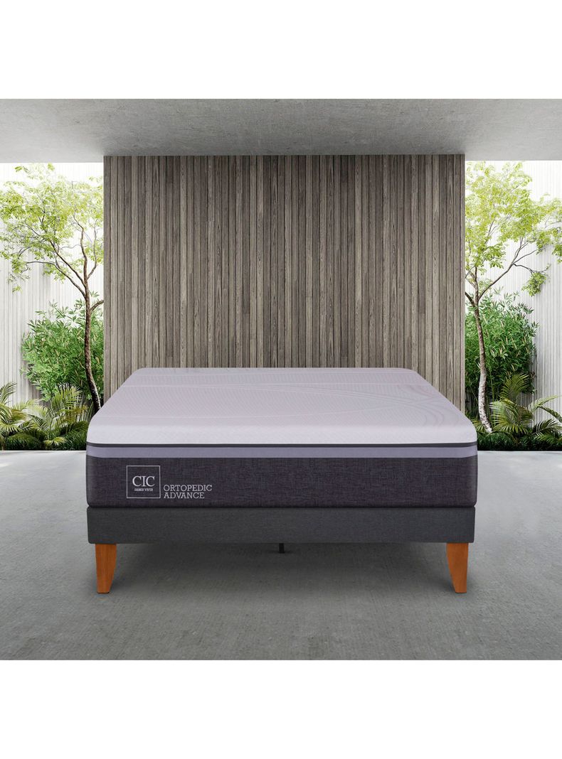 Cama Europea Curve Ortopedic Advance 1.5 Plazas-4