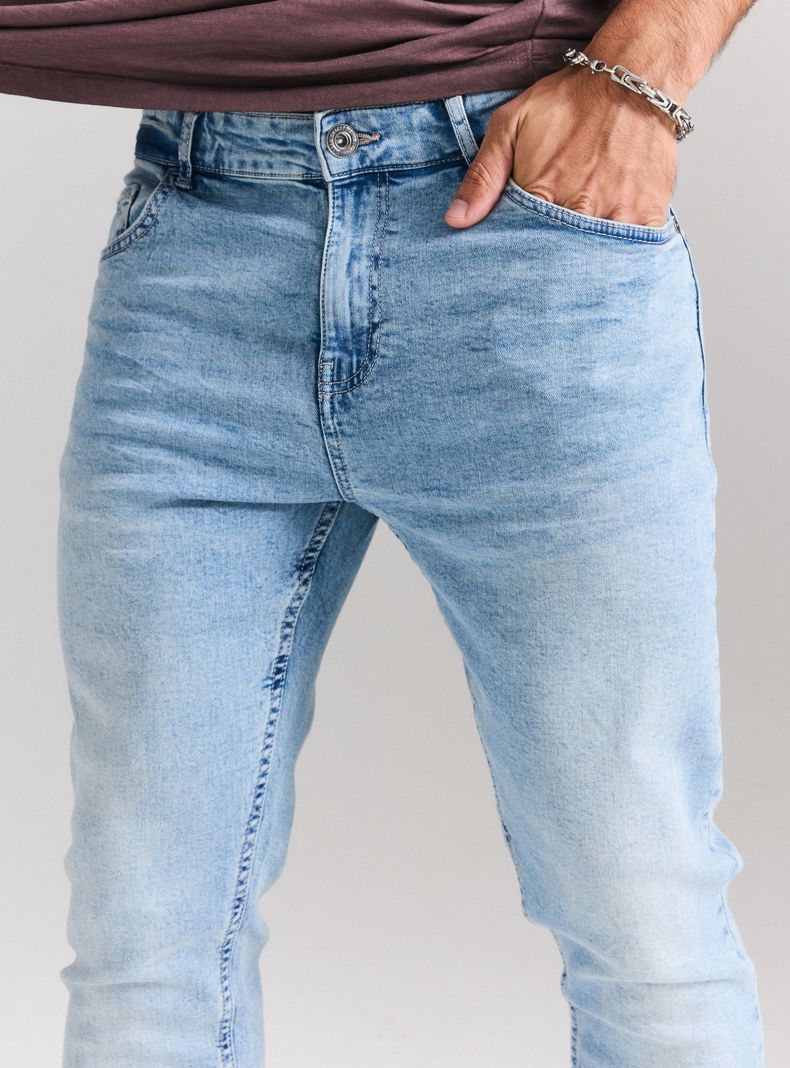 Jeans Skinny Fit Claro 1 Año-2