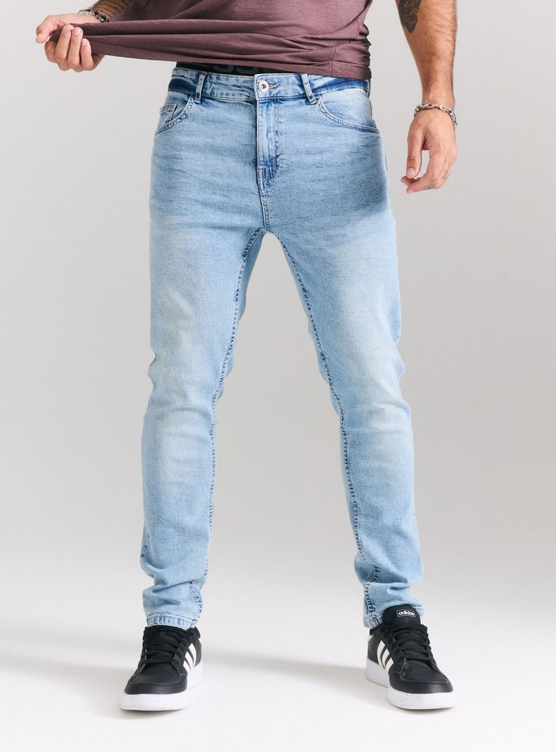 Jeans Skinny Fit Claro 1 Año-0
