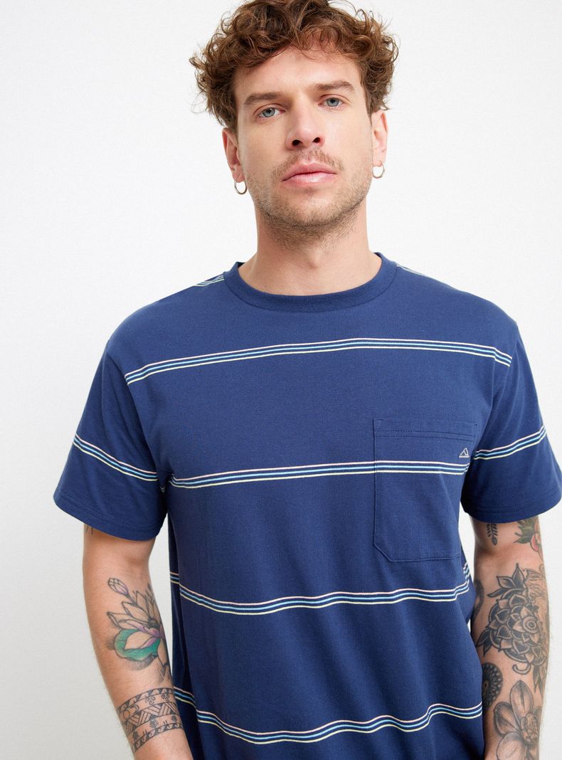 Polera Rayas Cuello Redondo 2-2