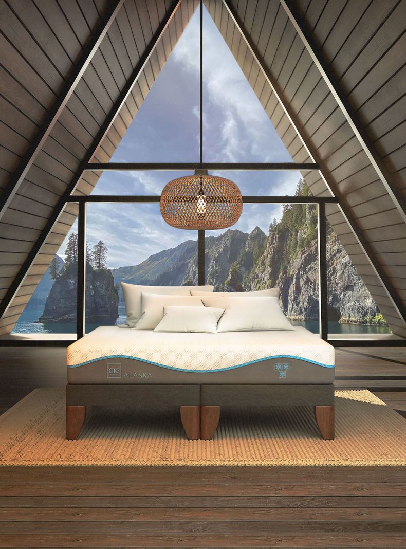 Cama Europea Alaska 2 Plazas Base Dividida Almohada-4