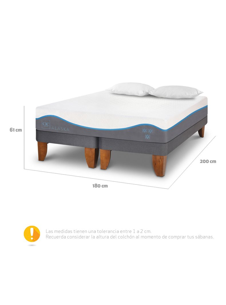 Cama Europea Alaska King Almohada-1