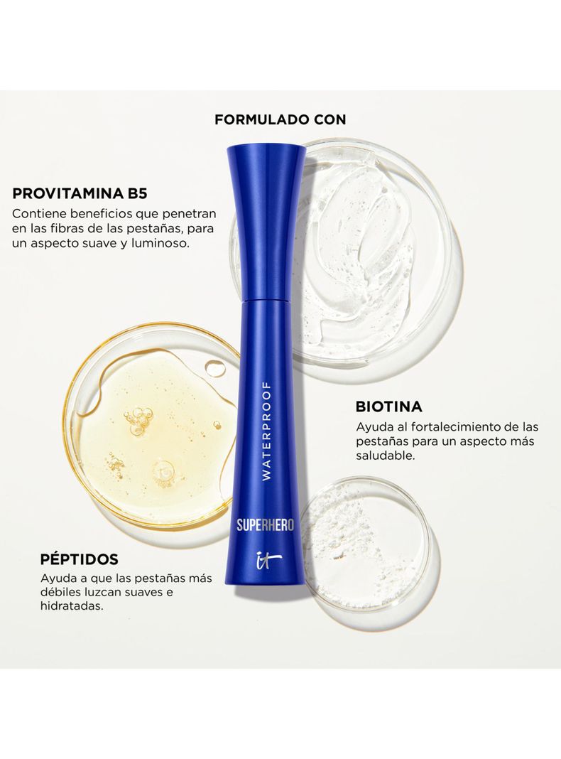 Mascara de Pestañas a Prueba de Agua Super Hero 9 ml-3